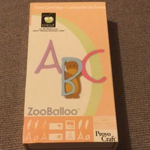 COPY - Zoobaloo Cricut Font Cartridge